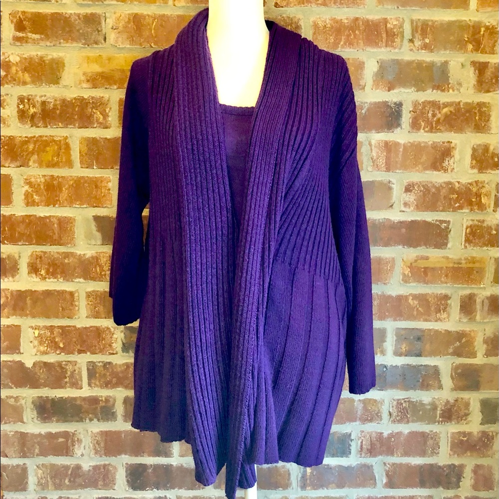 Denim & Co. XL Sweater Set